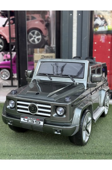 BRABUS GRİ METALİK BOYALI AKÜLÜ ARABA 0-6 YAŞ 