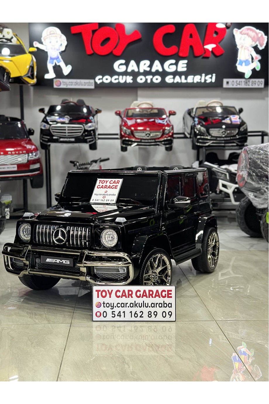 MERCEDES G63 AKÜLÜ ARABA 24V SİYAH MERCEDES G63 AKÜLÜ ARABA 24V SİYAH