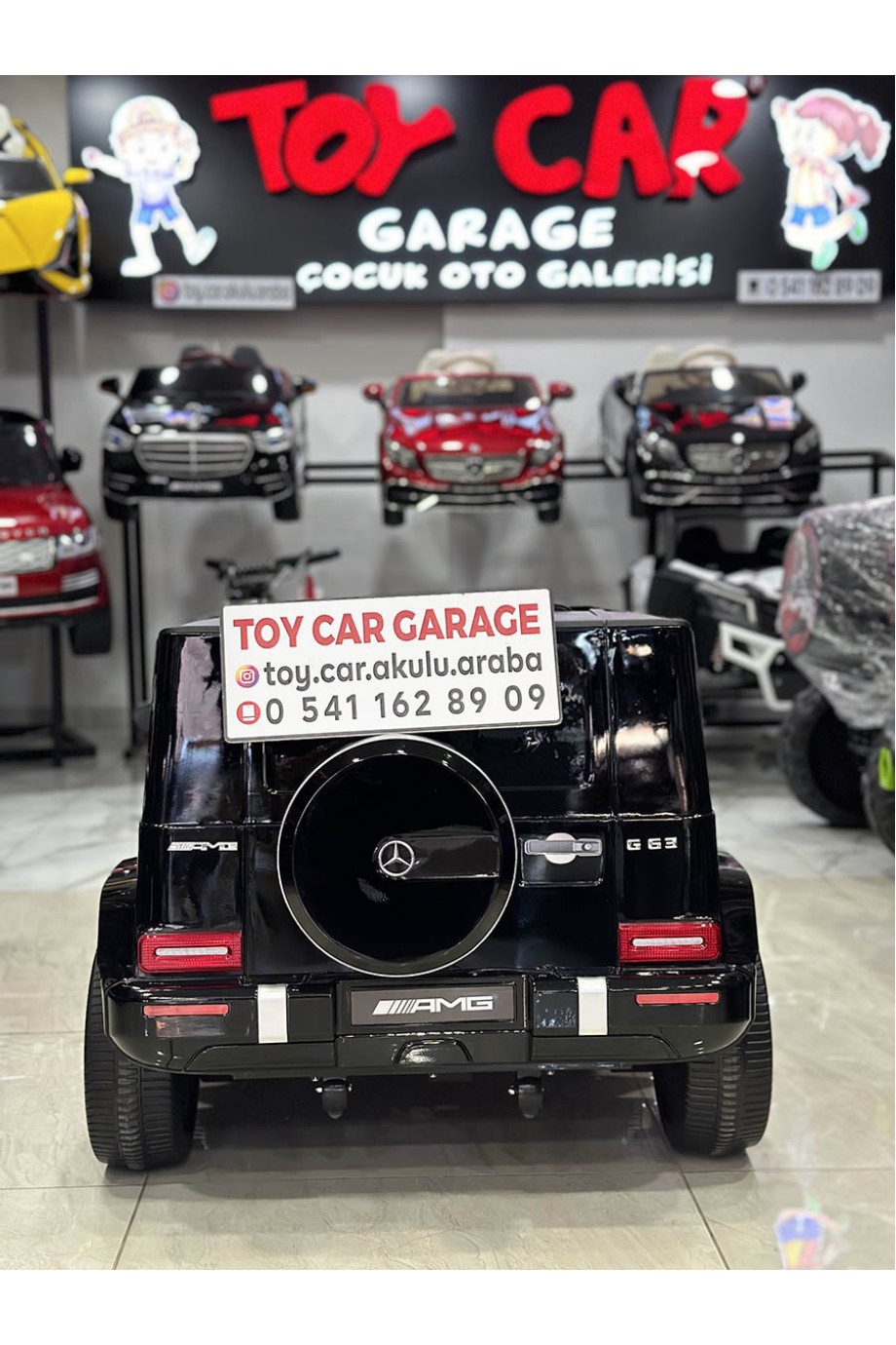 MERCEDES G63 AKÜLÜ ARABA 24V SİYAH MERCEDES G63 AKÜLÜ ARABA 24V SİYAH