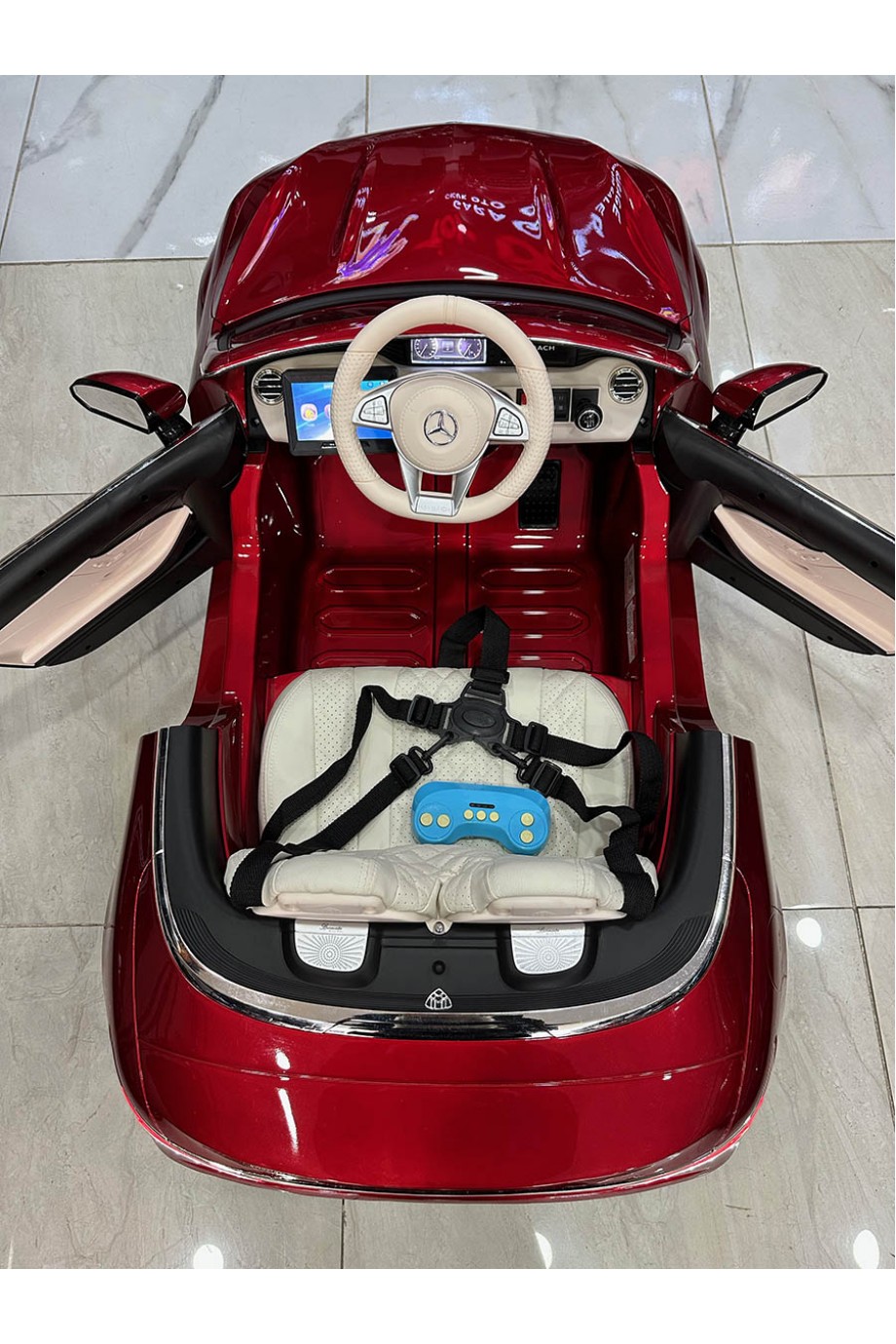 MERCEDES MAYBACH TABLETLİ 12V BORDO