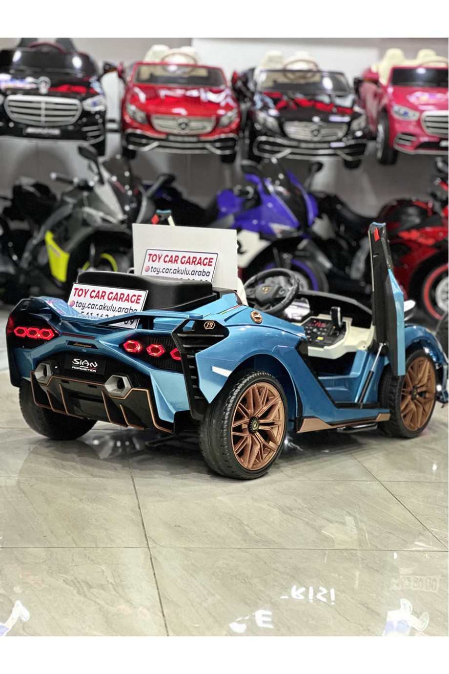 LAMBORGHİNİ SİAN TABLETLİ AKÜLÜ ARABA 0-6 YAŞ ÇİFT KİŞİLİK MAVİ LAMBORGHİNİ SİAN TABLETLİ AKÜLÜ ARABA 0-6 YAŞ ÇİFT KİŞİLİK MAVİ