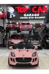 JAGUAR 12V PEMBE AKÜLÜ ARABA 0-6 YAŞ