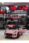 JAGUAR 12V PEMBE AKÜLÜ ARABA 0-6 YAŞ