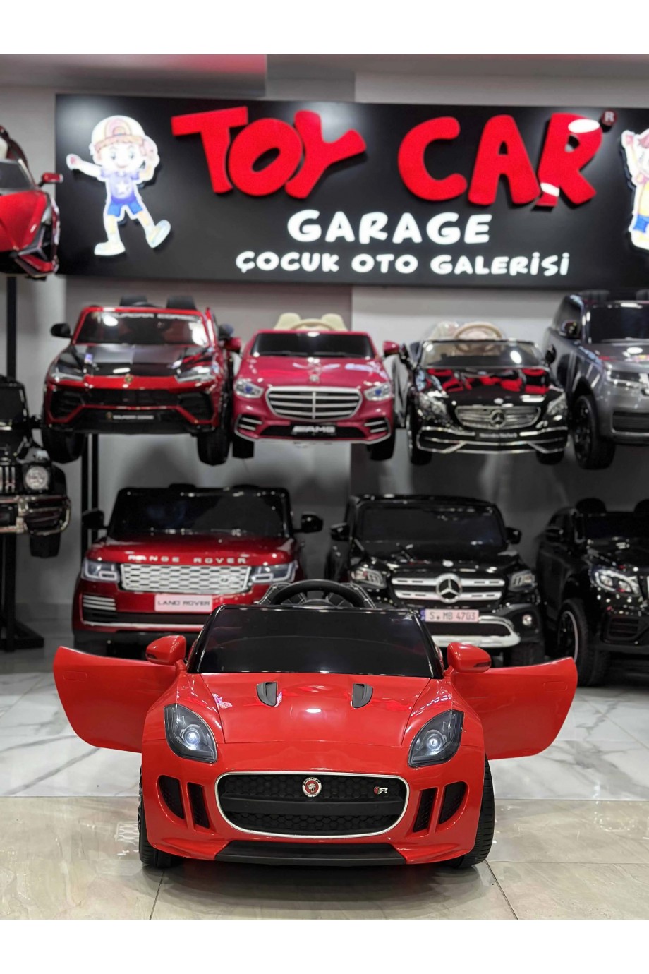 JAGUAR 12V KIRMIZI AKÜLÜ ARABA 0-6 YAŞ JAGUAR 12V KIRMIZI AKÜLÜ ARABA 0-6 YAŞ
